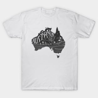 Australia map T-Shirt